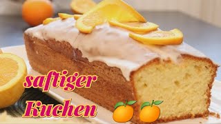 saftiger Orangenkuchen ist schnell und einfach gebackenPortakallı kek ZuckergussTortenreich [upl. by Nelyag592]