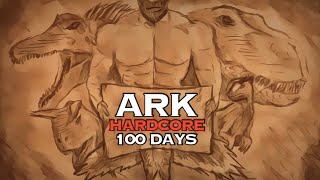 I Survived 100 Days of The Island  ARK Survival Evolved Discoloration Issue [upl. by Maribel]