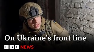 Ukraine front line near Kharkiv situation ‘dynamic and tense’  BBC News [upl. by Beeck552]