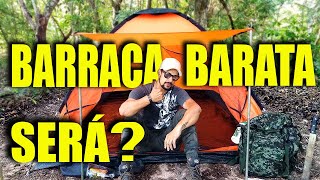 BARRACA PARA CAMPING BOA E BARATA  A melhor barraca custo beneficio para acampamentos e bush craft [upl. by Jarvis]