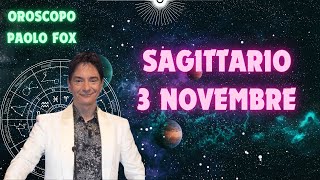 Sagittario ♐️ LOroscopo di Paolo Fox  3 Novembre 2024  Non arriva Godot ma suo fratello [upl. by Zap]