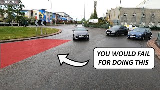 Staying in the Correct Lane on Roundabouts  60 SECOND DRIVING TIP [upl. by Sadowski784]