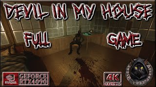 Devil in my house  Full Game 4k 60fps No Commentary [upl. by Eerdna]