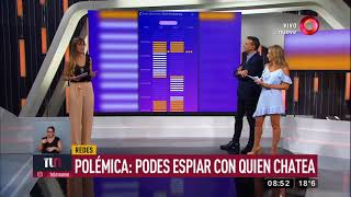 Polémica podes espiar con quien chatea una persona [upl. by Mecke]