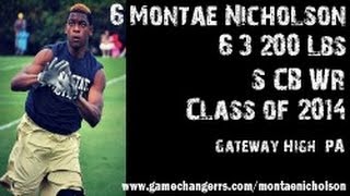 6 Montae Nicholson  SCBWR  Gateway High PA Class of 2014 [upl. by Trebled107]