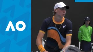 Gael Monfils vs Emil Ruusuvuori match highlights 1R  Australian Open 2021 [upl. by Dekow]