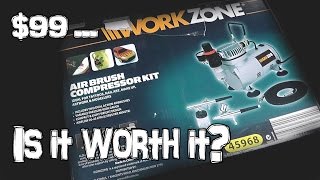 99 Aldi Airbrush Kit  Is it worth it [upl. by Eidnyl412]