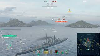 World of Warships  Schlieffen in 2vs2 Brawl  Battlecruiser vs Battleship [upl. by Halika298]