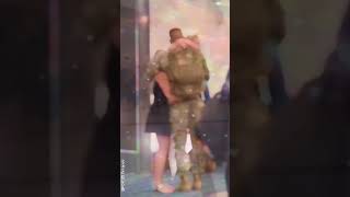 The soldier who completed the mission suddenly met his family at the airport part 2 military funny [upl. by Noelle]