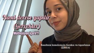 NASIL DERECE YAPILIR  BU İŞİN GERÇEKLERİ DENEME ANALİZİ PROGRAM YAPMAK yks motivasyon [upl. by Anyl]