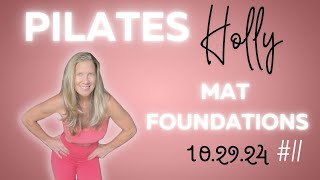 Pilates Mat Foundations 11 [upl. by Imer]