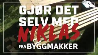 DIY  Byggmakker Hvordan bygge utebenk [upl. by Eintihw]