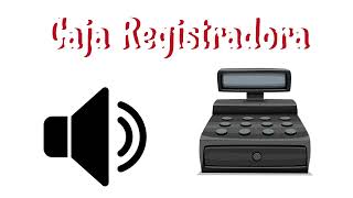 Efecto de SONIDO de una CAJA REGISTRADORA  Sonido Caja Registradora [upl. by Eelessej]