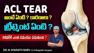 ACL Tear Symptoms and Treatments  knee injury  Sport injury  Health  Dr Sharath Babu Nilagiri [upl. by Asirehc]