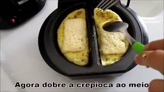 Crepioca na omeleteira fácil 21 [upl. by Anidan]