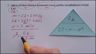 Pohybová energie 2 kinetická energie [upl. by Geiss]