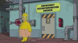 The Simpsons  Homer lives in the nuclear power plant [upl. by Okimuy]