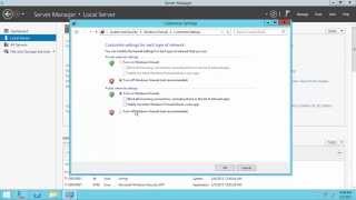 Disable Windows Firewall in Windows Server 2012 [upl. by Nylhsa611]