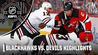 Chicago Blackhawks vs New Jersey Devils  Full Game Highlights [upl. by Nosyd]