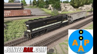 Jointed Rail EMD SOU SD45 Phase 2B2 Locotrol Master [upl. by Idelson]