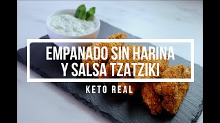 Empanado Versión Keto y Salsa Griega Tzatziki  Keto Pro  Dieta Cetogénica [upl. by Terriss]