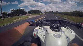 Honda Goldwing Trike  Test Rode a Can Am F3 Limited [upl. by Cosetta475]