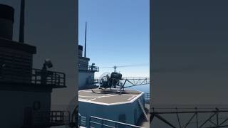 Bell 47 Helicopter Landing On Boat MSFS [upl. by Aivato]