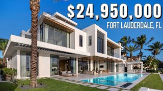 The Most Expensive Home in Fort Lauderdale FL 24950000 [upl. by Bink848]