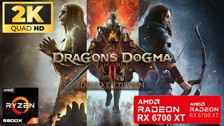 Dragons Dogma 2  High 1440p 2K  5600X  RX 6700XT [upl. by Christenson]