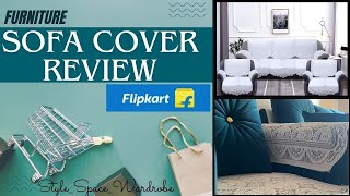 Flipkart Sofa Cover Review [upl. by Ynoyrb]