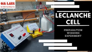 Leclanche Cell  Battery Cell  Preparation of Leclanche Cell  Working and Experiment  OM Labs [upl. by Kanya]