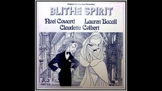 Blithe Spirit 1956 Live TV Theatre Lauren Bacall Claudette Colbert Noel Coward Mildred Natwick [upl. by Johanan636]