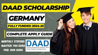 DAAD Scholarship 202425  Application Process  Fully Funded  How to fill Daad Application Form [upl. by Ho538]