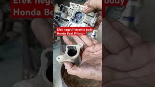 Service throttle body Honda Beat FI shorts [upl. by Hrutkay]