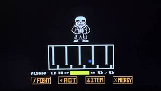 Trying to beat Sans 4 Undertale Geno [upl. by Atnas]