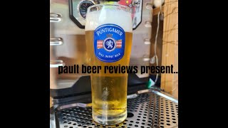 Puntigamer  BLADE Keg Lager  51 Full beer Review [upl. by Awram91]