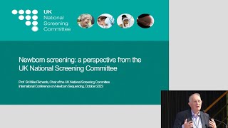 Keynote Newborn screening A perspective from the UK National Screening Committee ICoNS23 [upl. by Catlaina]