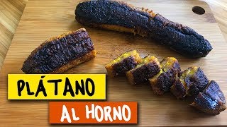 Cómo preparar Plátano al Horno  Los Travapie [upl. by Anetsirhc267]