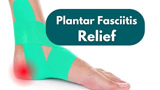 Banish Heel Pain Easy Kinesiology Taping for Plantar Fasciitis [upl. by Ahseihs]