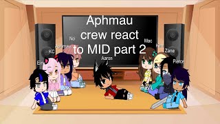 Aphmau crew react to MID part2 [upl. by Otcefrep]