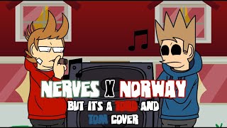 Friday Night Funkin  Nerves But Tord and Tom Sing It FNF MODS [upl. by Komarek]