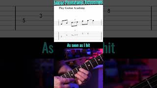 Minor Pentatonic Extensions 4  Across the Fretboard [upl. by Einnos]