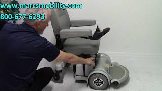 Hoveround MPV5 Wheelchair  Scooter  5 inch Seat Lift 2119 [upl. by Eelrebmik]