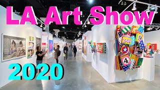 LA ART SHOW 2020 Walk Around [upl. by Jayme190]