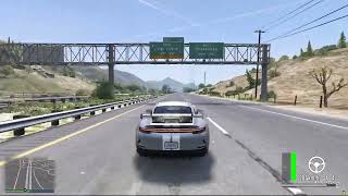 Porsche 992 GT3 Akrapovic Titanium Exhaust  GTA 5  FiveM [upl. by Maxi371]