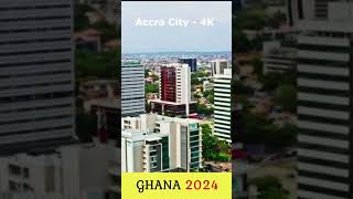 Ghana 2024  Accra City drone [upl. by Ahsatin]