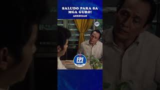 Saludo para sa lahat ng mga Guro Asedillo FernandoPoeJr fpj fpjmovies [upl. by Winson]