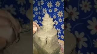 Amazing zamindar palace making with clay 🏘️🏘️🙂 [upl. by Adelice]