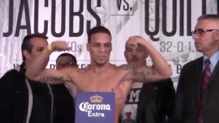 Jesus Cuellar vs Jonathan Oquendo  WIEGH IN [upl. by Ainuj]