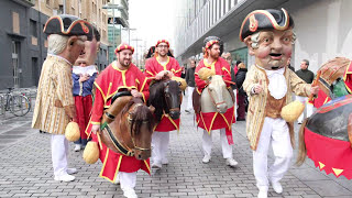 Gigantes de Pamplona San Saturnino 2017 iruñeko erraldoien kalejira [upl. by Fulcher]